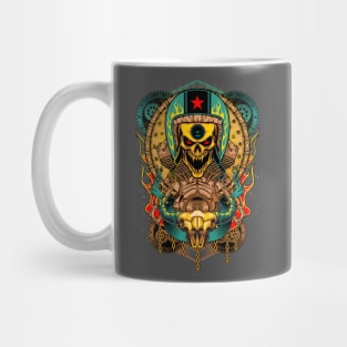 Skull Biker Mug